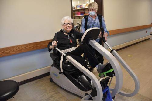 using physical therapy at Strides Maplewood